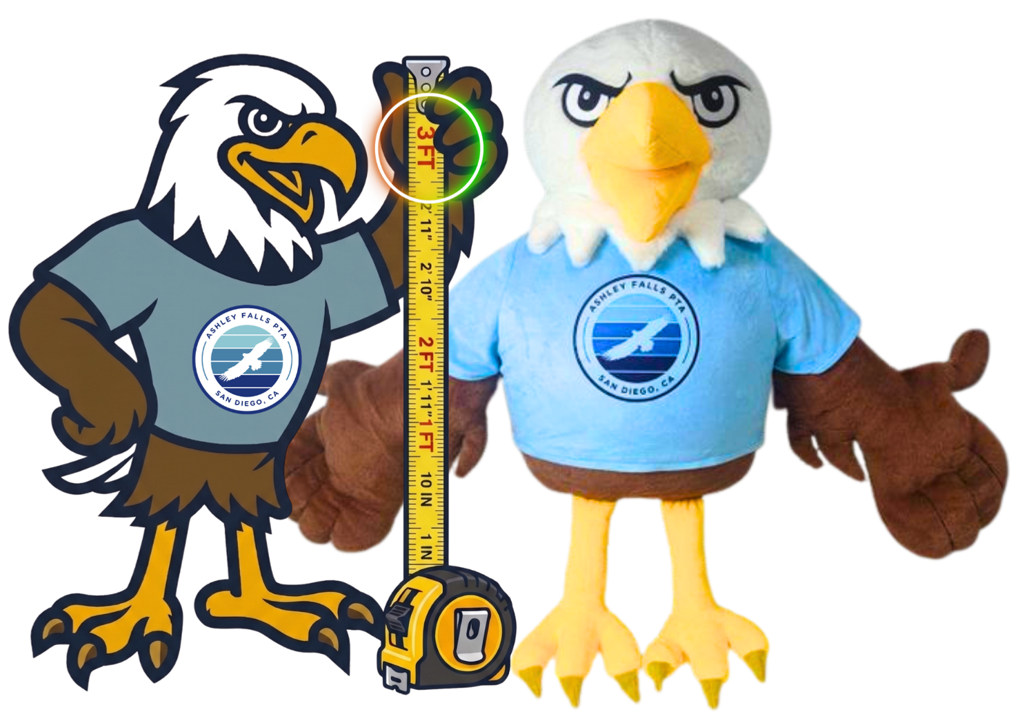 3-Foot Eagle Plushie grand prize