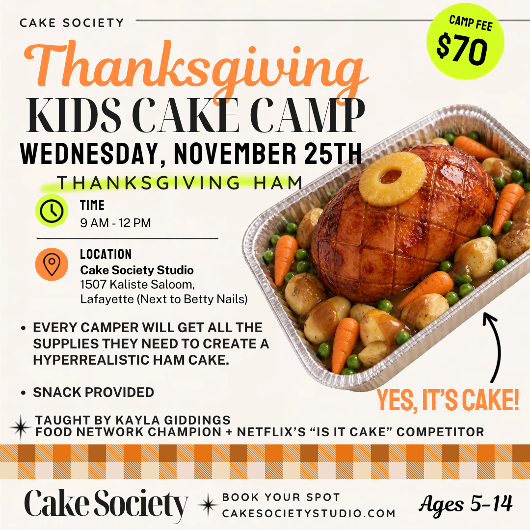 Thanksgiving Kids Cake Camp: Thanksgiving Ham