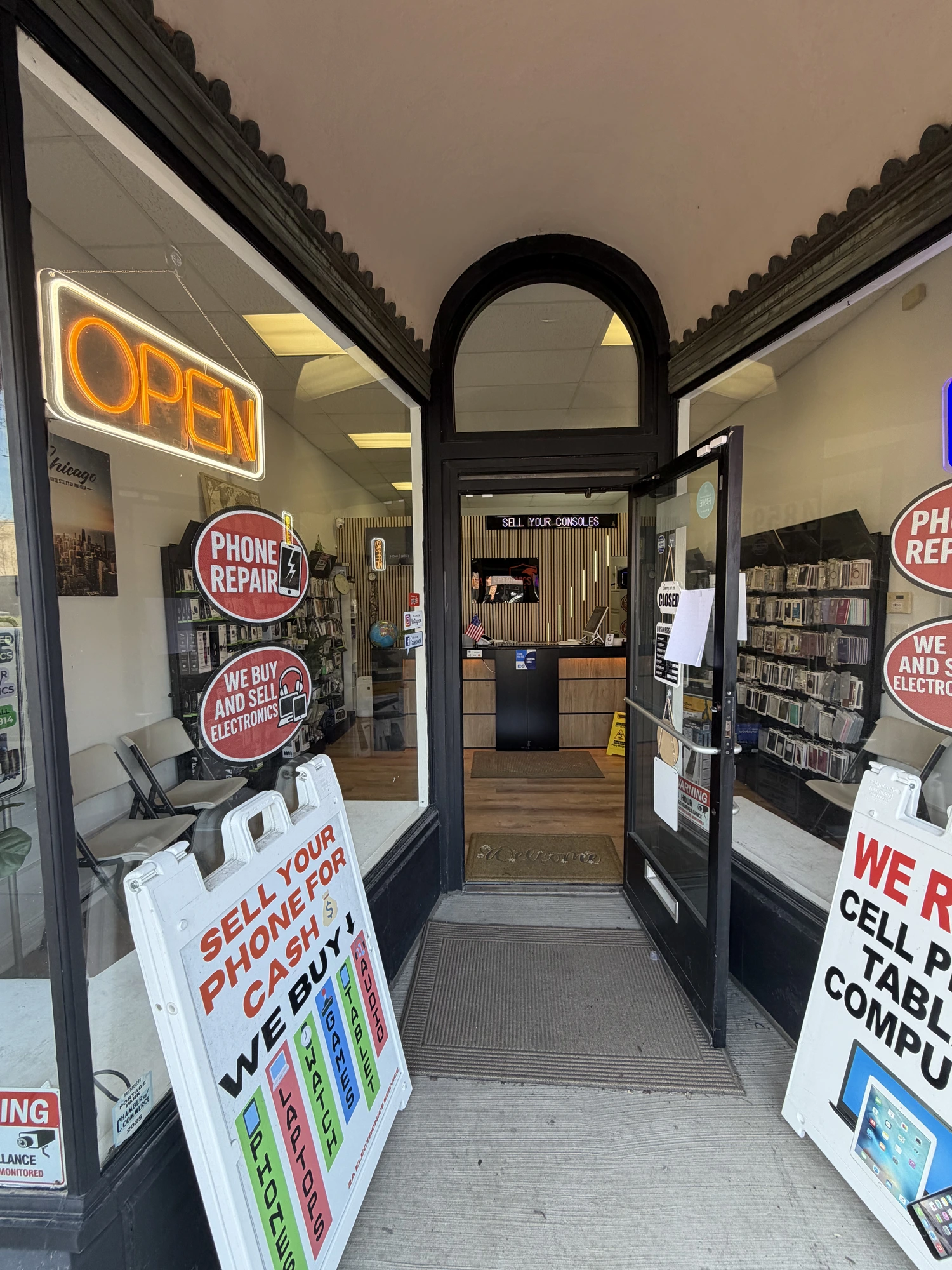 2A Electronics phone and computer repair shop at 4859 W Irving Park Rd, Chicago IL 60641