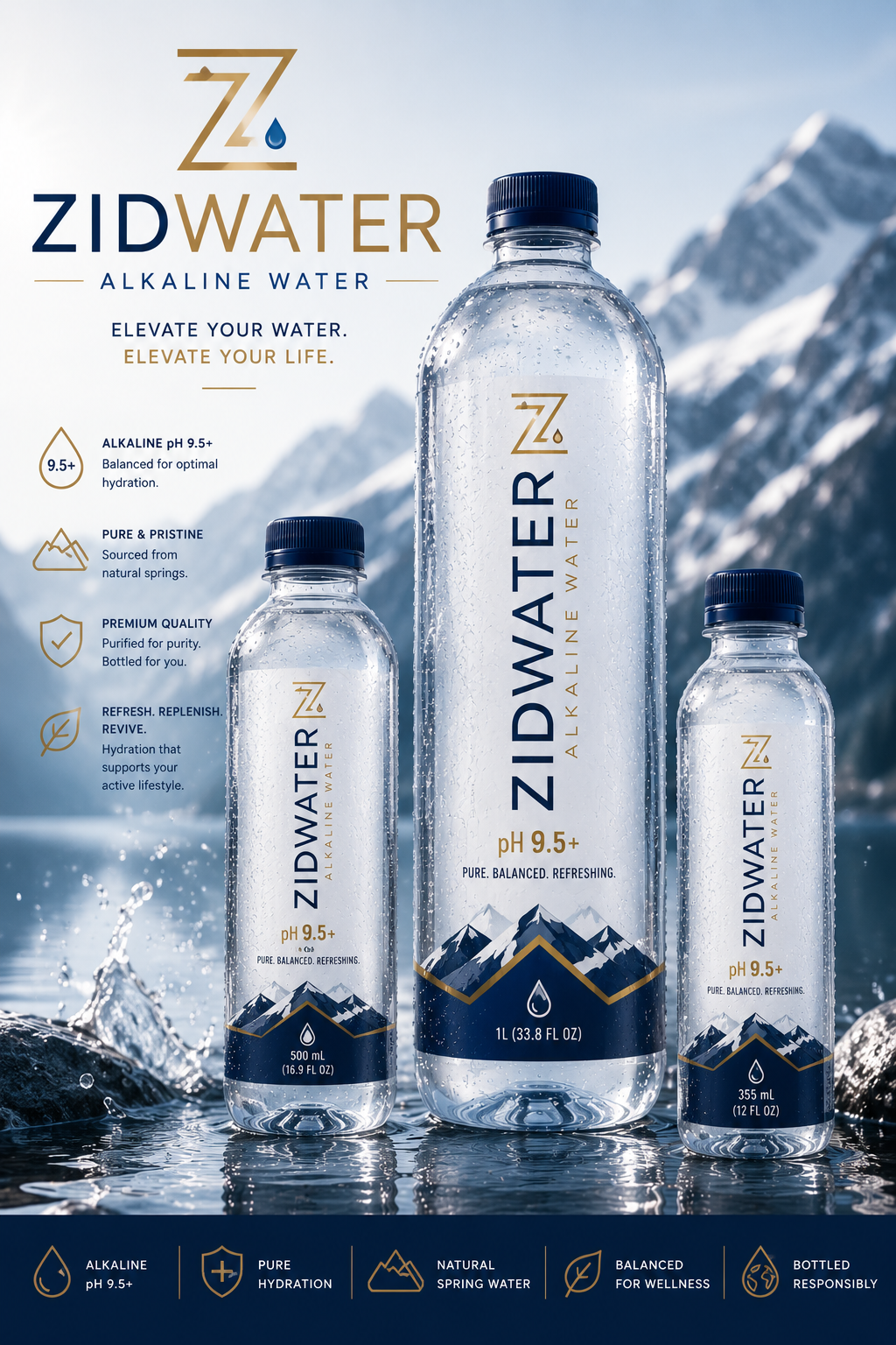 Zidwater — Design Edition A — turnkey beverage brand