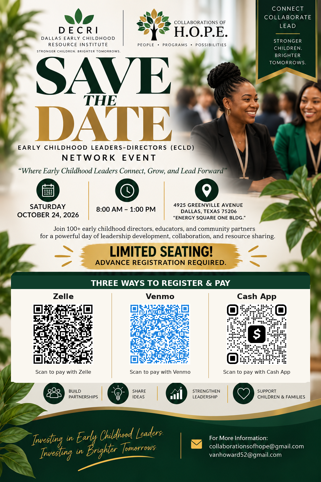 ECLD Network Event — Save the Date