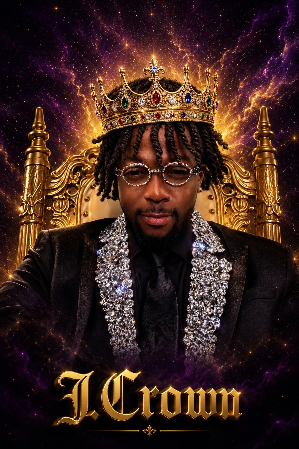 J. Crown Poster — Cosmic King