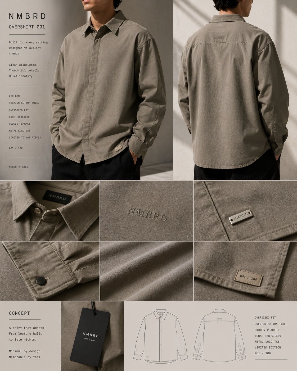 PLATE 06 — OVERSHIRT 001