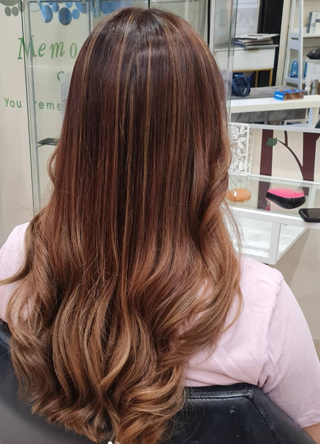 Straightening result at Lebon Hair & Beauty