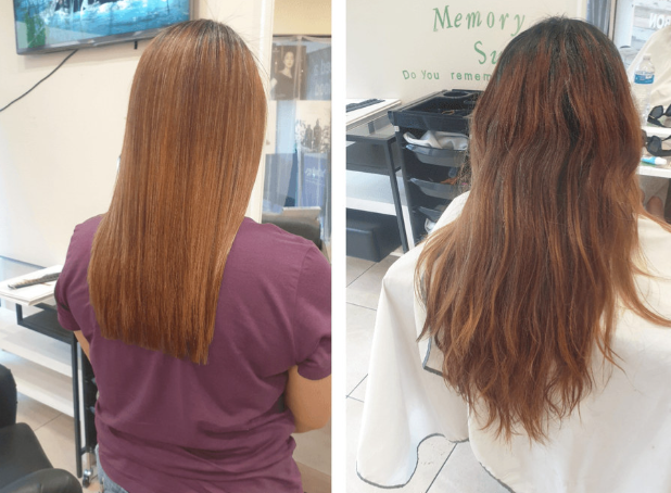 Colour restore + smoothing treatment