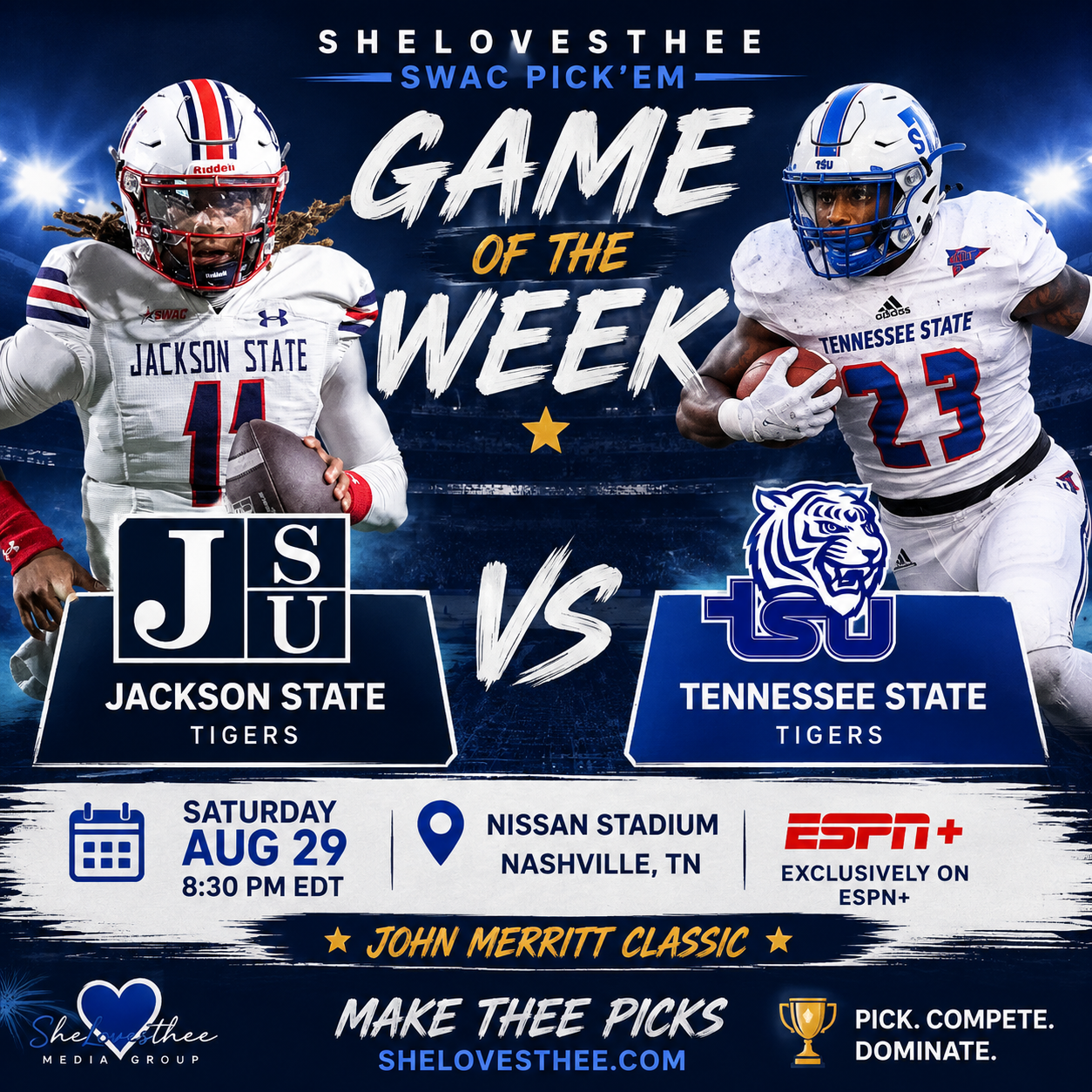 Game of the Week: Jackson State vs Tennessee State
