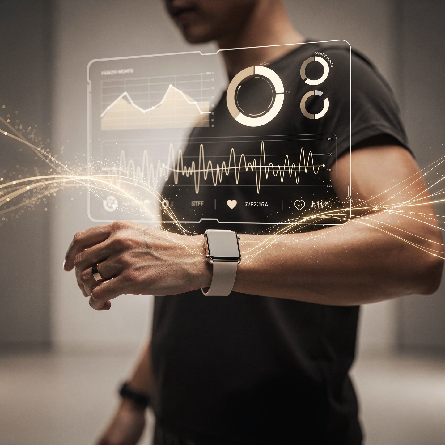 Connected wearable, laboratory and biometric data flowing into one integrated health platform