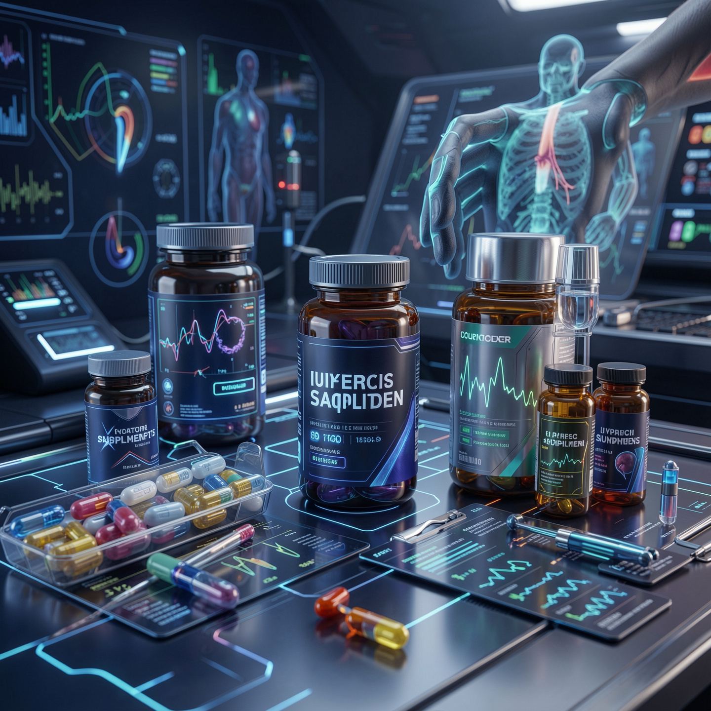 Targeted supplements matched to biomarker data — dosed corrections, not guesswork