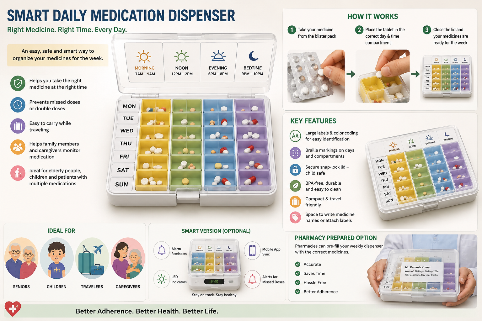 Medication Conundrum in India — Smart Ways to Combine Blister Packs with Weekly Pill Organisers