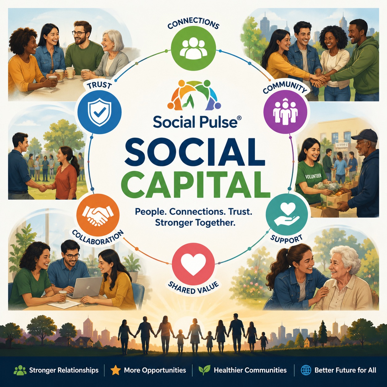 Social Pulse Social Capital — People. Connections. Trust. Stronger Together.