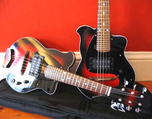 Two electric mandolins