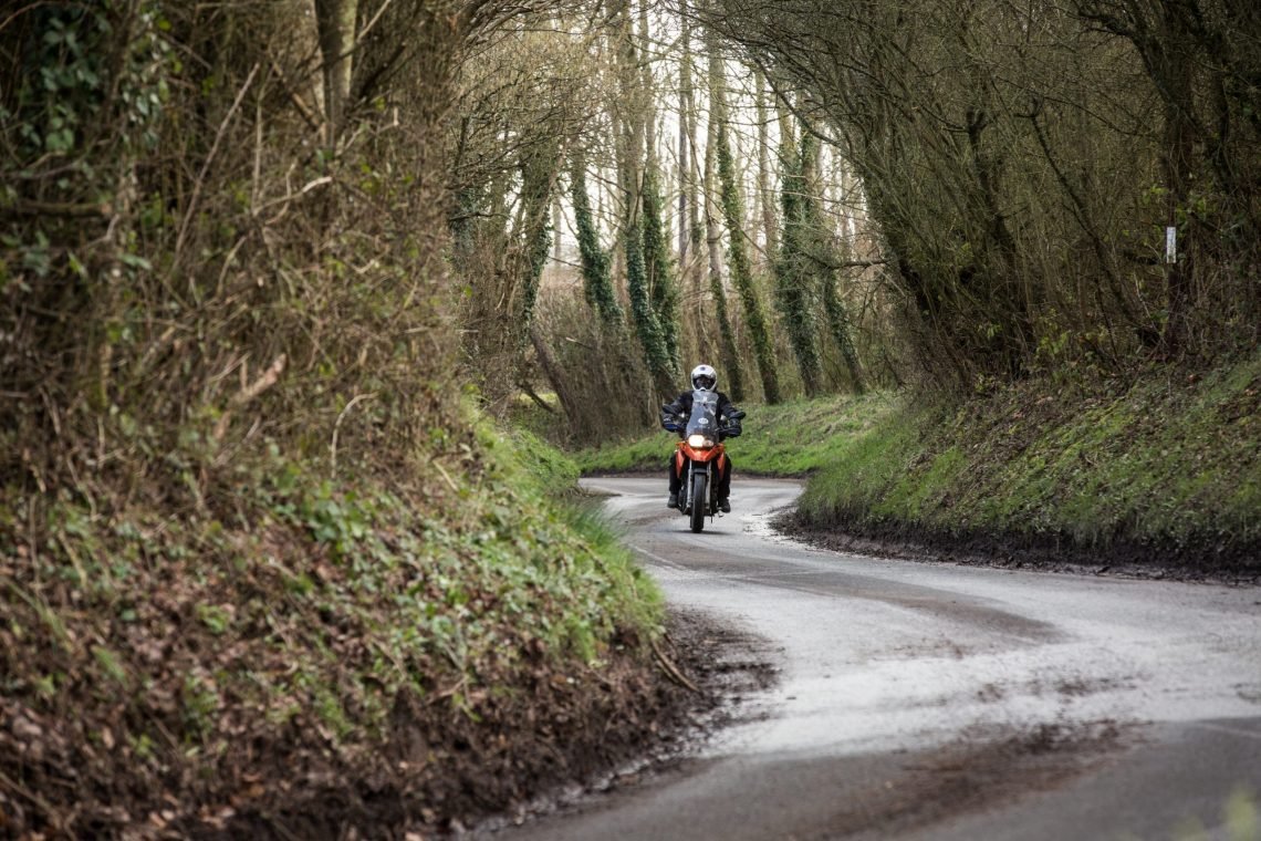 Group ride in the countryside