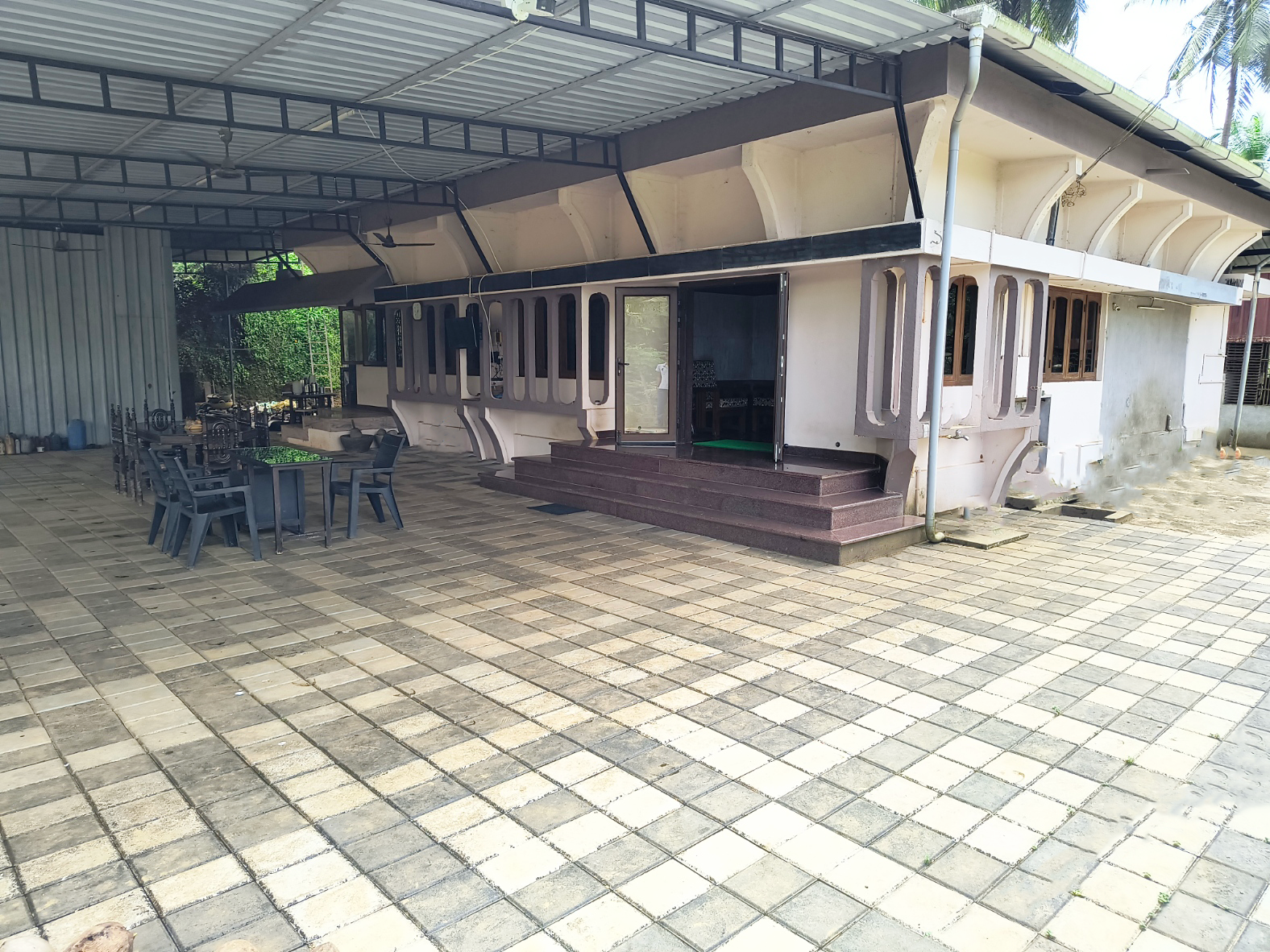 Shaded verandah