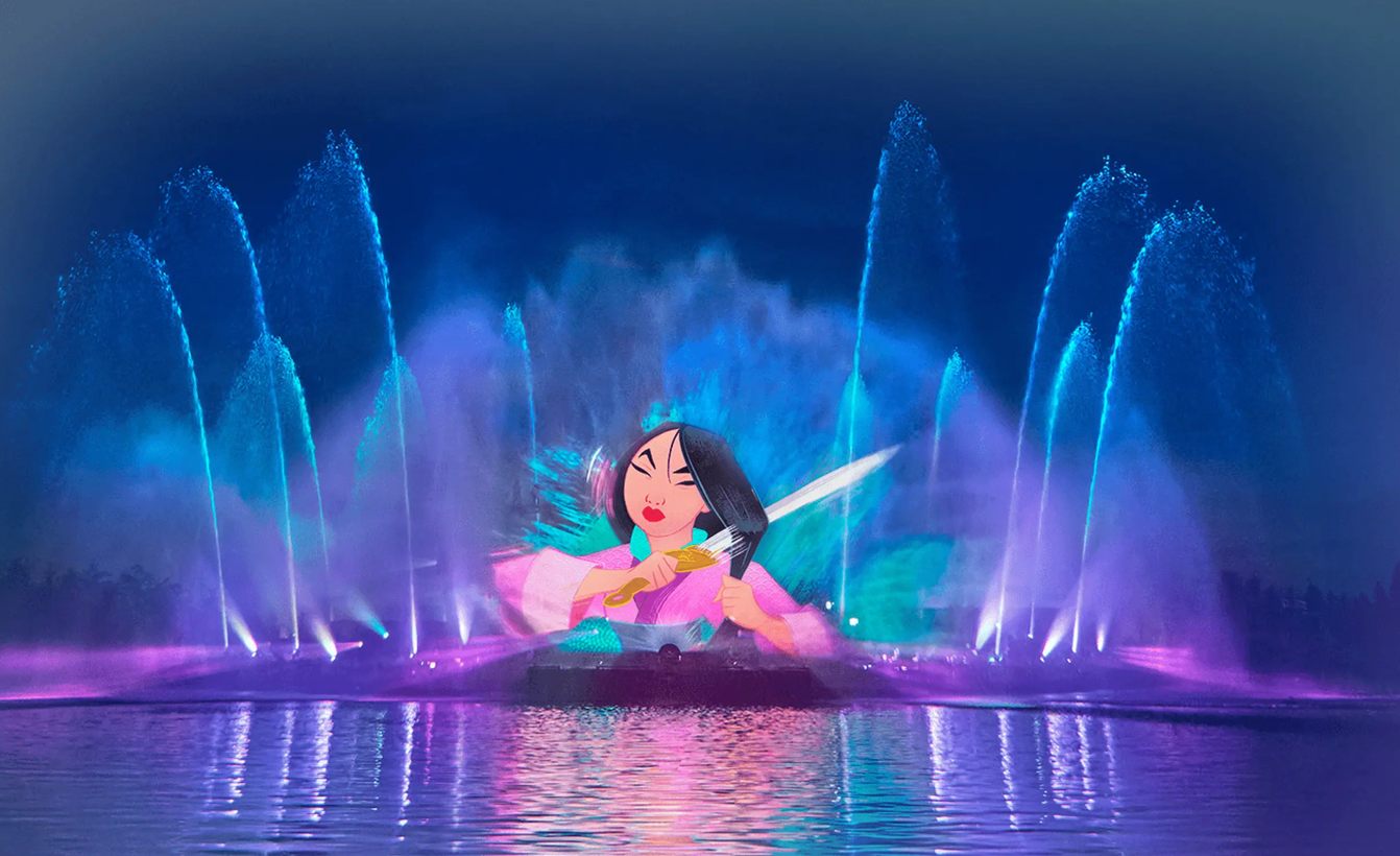 Disney Cascade of Lights — nuevo espectáculo nocturno de Disneyland Paris