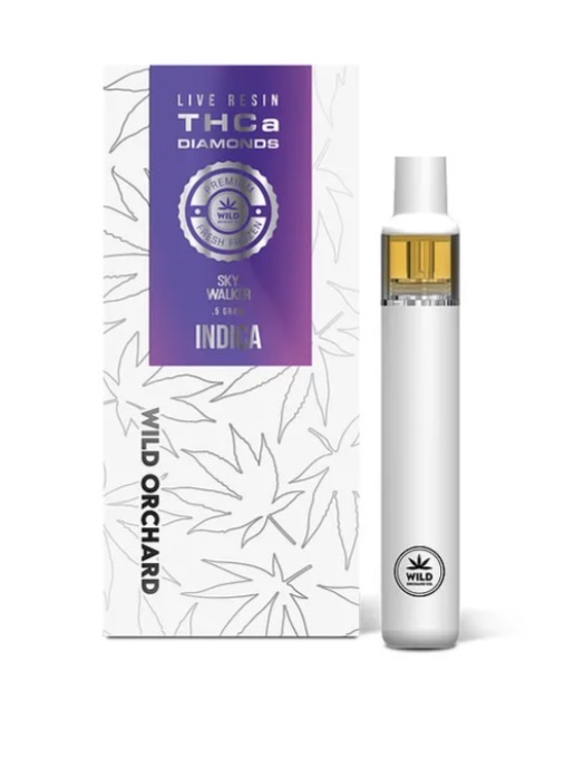 Wild Orchard Live Resin THCa Diamonds Vape — Skywalker (Indica)