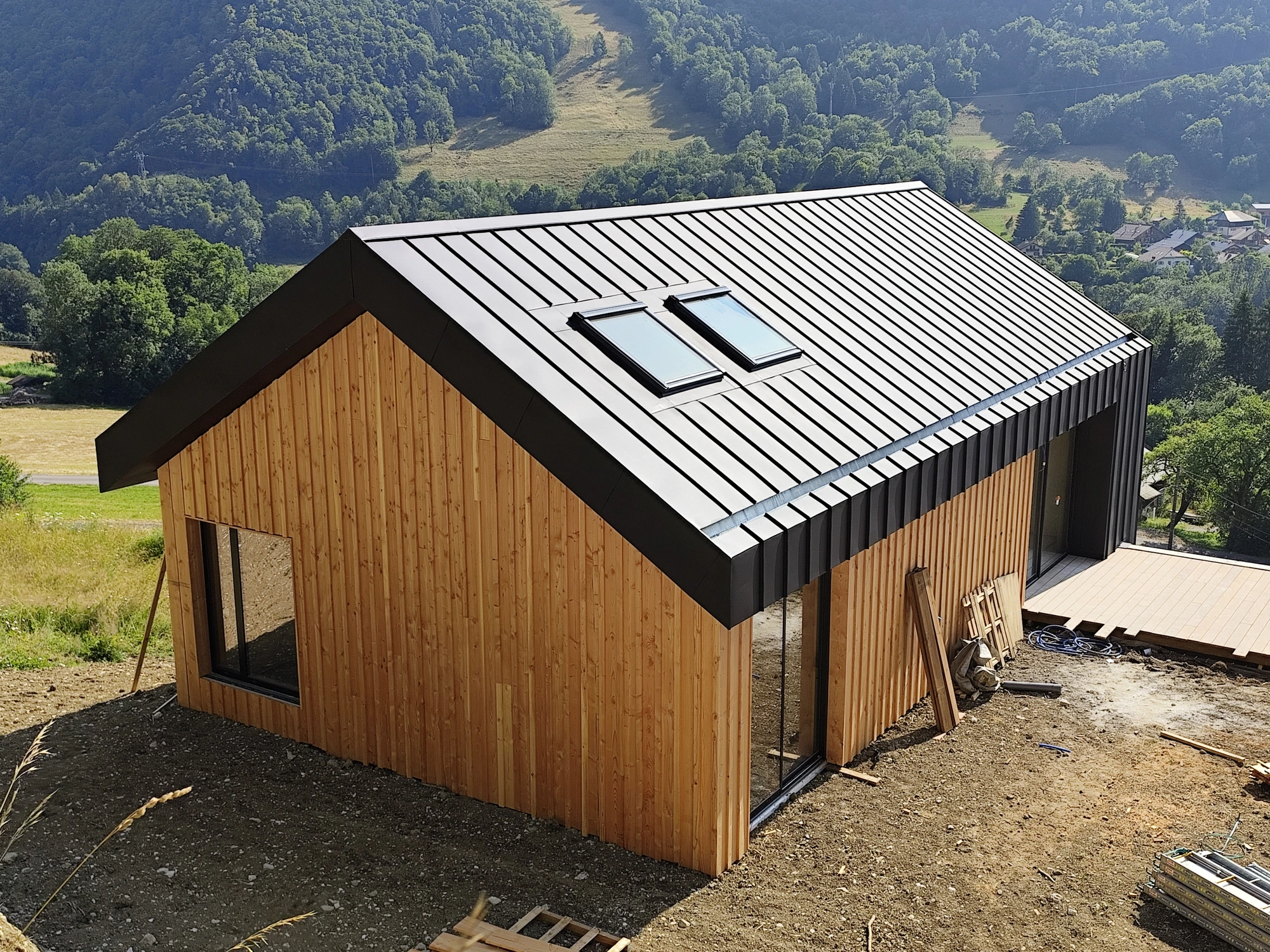 Couverture métallique — Chalet — joint debout — 2025